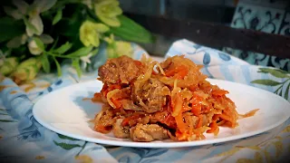 ТУШЕНАЯ КАПУСТА С МЯСОМ