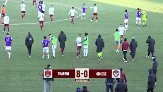 Trapani-Gioiese 8-0, gli highlights della gara