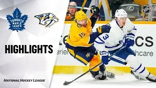 Нэшвилл - Торонто / NHL Highlights | Maple Leafs @ Predators 1/27/20