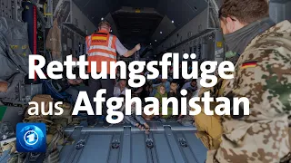 Lage in Afghanistan: Rettungsflüge, Aufarbeitung, Ausblick