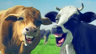 FUNNY COW DANCE 10 │ Cow Dance Song & Cow Videos 2024