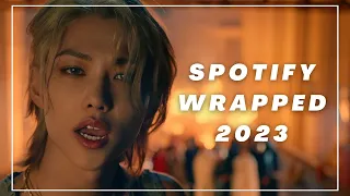 my top kpop songs of 2023 ; spotify wrapped