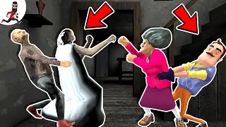 Granny vs Scary Teacher top comedy video ► funny horror animation granny parody Tui Tui