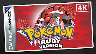 [GBA Longplay Part 1/2] Pokemon Ruby | Full Game Walkthrough | 4K