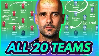 ALL PREDICTED LINEUPS, SET PIECE TAKERS & BEST PLAYERS FOR GW1! | Fantasy Premier League 2023-24