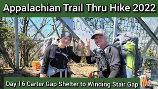 Appalachian Trail 2022 - Day 16 Carter Gap Shelter to Winding Stair Gap