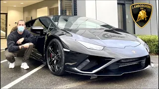 COLLECTING MY NEW LAMBORGHINI HURACAN EVO RWD! *NEW CAR DAY*