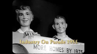 Industry On Parade 1955.  Americade NY, making mineral oil, tire balancing, Indian School, Nevada.