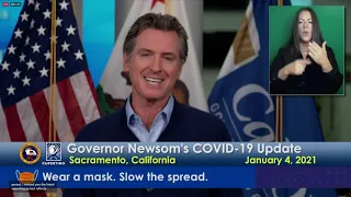 Governor Newsom's COVID-19 Response Update - January 4, 2021