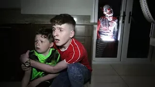 CREEPY CLOWN BREAKS IN DURING HIDE AND SEEK AT 3AM!