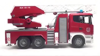 Пожарная машина Scania Bruder  03-590