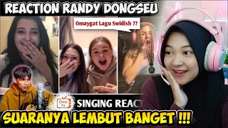 Reaction Randy Dongseu - Cewek Prancis dan Swedia ini Sampe Terpana  | SINGING REACTIONS OmeTV