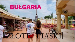 Walk around Golden Sands. Bulgaria 🇧🇬 2022. 4K