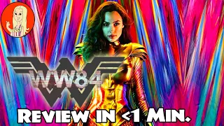 Wonder Woman 84 Reviewed in Under a Minute - The Fangirl #Shorts