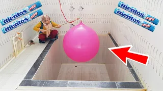 İn The Pool Large Balloon in !! Sprite And MENTOS & Ayşe Yıldız Kerem USTA