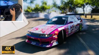 Nissan Silvia S13 Drifting | Thrustmaster TX Gameplay | Forza Horizon 5