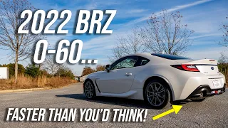 0-60 TEST IN MY NEW 2022 SUBARU BRZ!!!