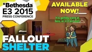 Fallout Shelter Gameplay Demo - E3 2015 Bethesda Press Conference