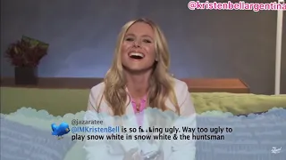 Kristen Bell (2010-2019) reading tweets in Jimmy Kimmel Live