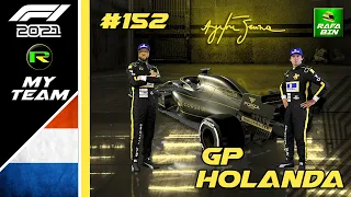 TEM QUE RIR PRA NÃO CHORAR - F1 2021 MY TEAM 50% GP HOLANDA #152