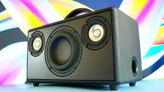 Custom Portable Bluetooth Boombox Speaker with Subwoofer Build