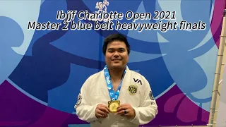 Ibjjf Charlotte Open 2021 Master 2 Blue Belt Heavyweight Finals