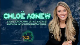 Chloë Agnew LIVE on ND Day 2022