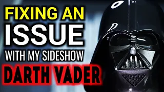 FIXING AN ISSUE WITH MY SIDESHOW 1/6 DARTH VADER RETURN OF THE JEDI FIGURE.