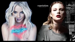 Britney Spears, Taylor Swift - Work B**ch & Look What You Made Me Do (Mashup)