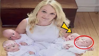 Mom Gives Birth to Quadruplets. Doctors Notices Her Baby