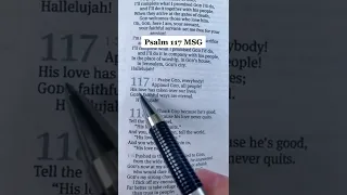 Read the Bible with Me: Psalm 117 MSG