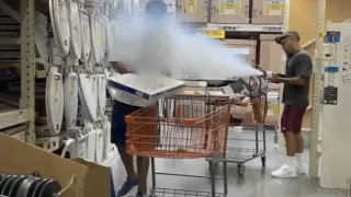 CRAZY LEAF BLOWER PRANK!!!🤣 Funniest Walmart/Home Depot Pranks of 2022 (Myhouseisdirty Compilation)