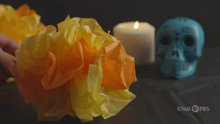 Tissue Paper Marigolds | Day of the Dead