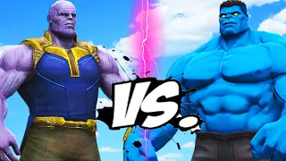 THANOS VS BLUE HULK - EPIC BATTLE