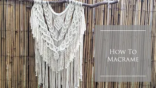 How to make Macrame Wall Hanging #5|| Macrame knots By TNARTNCRAFTS || DIY Step by Step tutorials