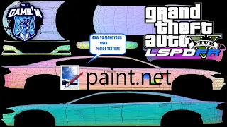 HOW TO CREATE YOUR OWN POLICE TEXTURE | PAINT.NET | LSPDFR | GTA 5