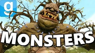 CRAZY MONSTER BOSSES!!! | Gmod Monster Hunter (Vindictus Mods)