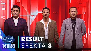 Result Spekta Show 3! Siapa Yang Akan Terhenti Langkahnya?! - Indonesian Idol 2023