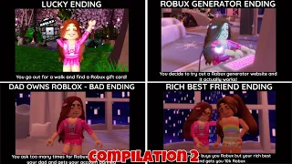 When You Ask For Robux (All Endings) | Compilation 2