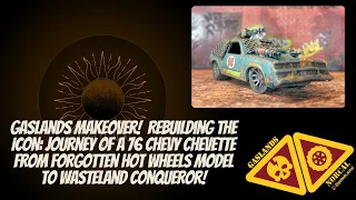 Gaslands Makeover!  Hot Wheels humdrum to Wastelands Warrior!  Bits by Warlock 3D Models!