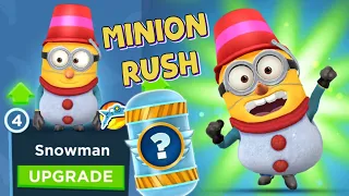Minion Rush Snowman Costume Upgrade Level 4 Agent Prize Pod in funny minions game gameplay android