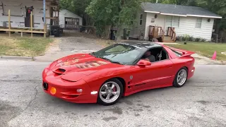 Testing out the Trans am