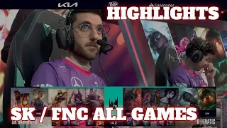 SK vs FNC - ALL GAMES (Bo3) Highlights | Round 2 LEC Winter 2024 Playoffs | SK Gaming vs Fnatic