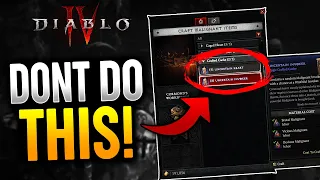 Diablo 4 - AVOID These 5 HUGE MISTAKES in Season 1! (Diablo 4 Tips and Tricks)
