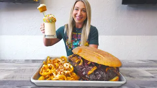 The "El Gigante" PB&J Burger Challenge