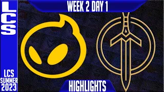 DIG vs GG Highlights | LCS Summer 2023 W2D1 | Dignitas vs Golden Guardians