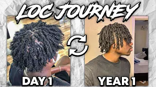 MY 1 YEAR LOC JOURNEY! *CRAZY GROWTH* | gradi