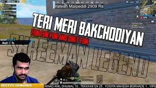 Only PUBG AND ONLY FUN ll SHreeMan LegenD ll Video By Sammyajib