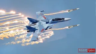 Massive fire!! Russian Su-30SM Flanker • Super Maneuverable Jet (Destroy Target)