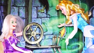 Barbie Fairytales 💖 Sleeping Beauty Story with Toys and Dolls 💖 Magic Spell - Princess